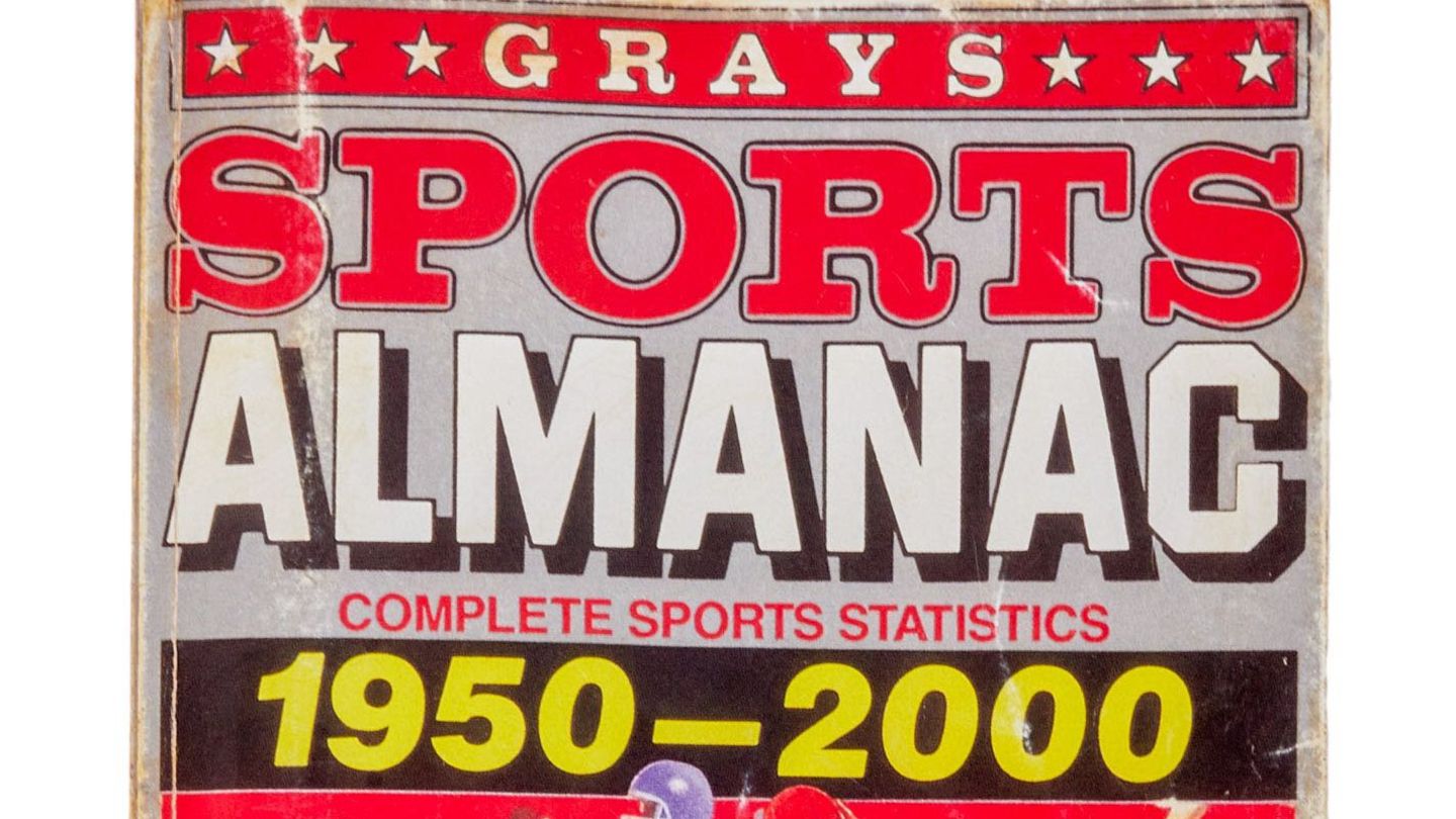 Der Almanach mit den Sportergebnissen aus dem Film "Zurück in die Zukunft II"