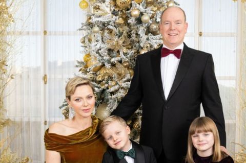 Albert und Charlène von Monaco mit ihren beiden Kindern, den Zwillingen Gabriella Thérèse Marie und Jacques Honoré Rainier
