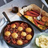 Kastanien-Eintopf mit Salbei-Knödeln