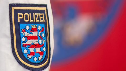 Ärmel einer Thüringer Polizeiuniform