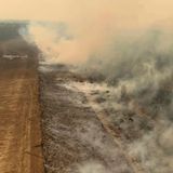 Edson, Kanada. Verkohlte Landschaften schwelen vor sich hin. In der Provinz Alberta trieb ein Flammenmeer die Bewohner im Frühjahr in die Flucht. Der Notstand wurde ausgerufen. Das Inferno zog sich bis in den Sommer. Im August erklärten die Behörden in British Columbia den Notstand. Mehr als 30.000 Menschen mussten sich dort in Sicherheit bringen. Ausgelöst worden war das Feuer durch einen Blitzschlag. Die Flammen wüteten so stark, dass der wabernde Smog bis nach New York hinüberzog und die US-Metropole in einen orangenen Schleier hüllte.