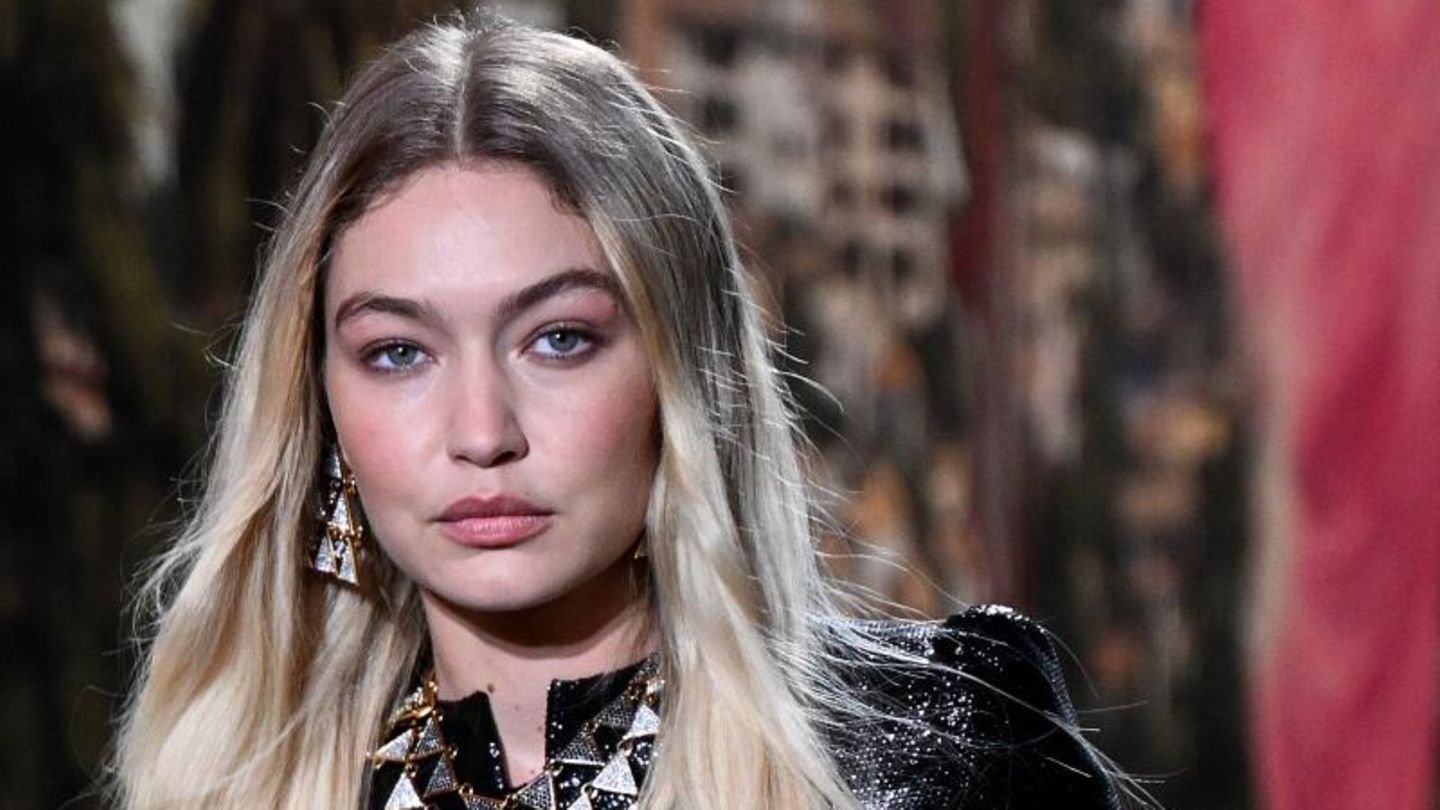 Gigi Hadid auf dem Laufsteg