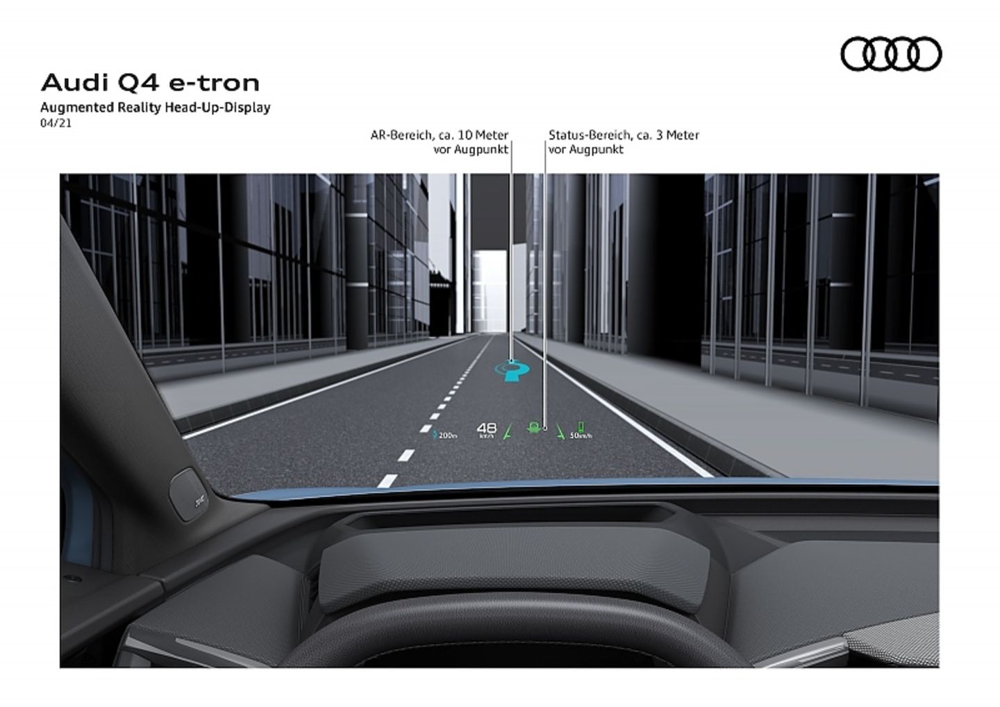 Audi Q4 Etron - VR-Display