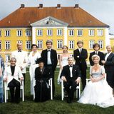 Ruth Maria Kubitschek (2.v.l.) war in ihrer jarhzehntelangen Laufbahn in mehr als 160 Film- und Fernsehrollen zu sehen. Ein Erfolgsformat war die Serie "Das Erbe der Guldenburgs" Ende der 1980er