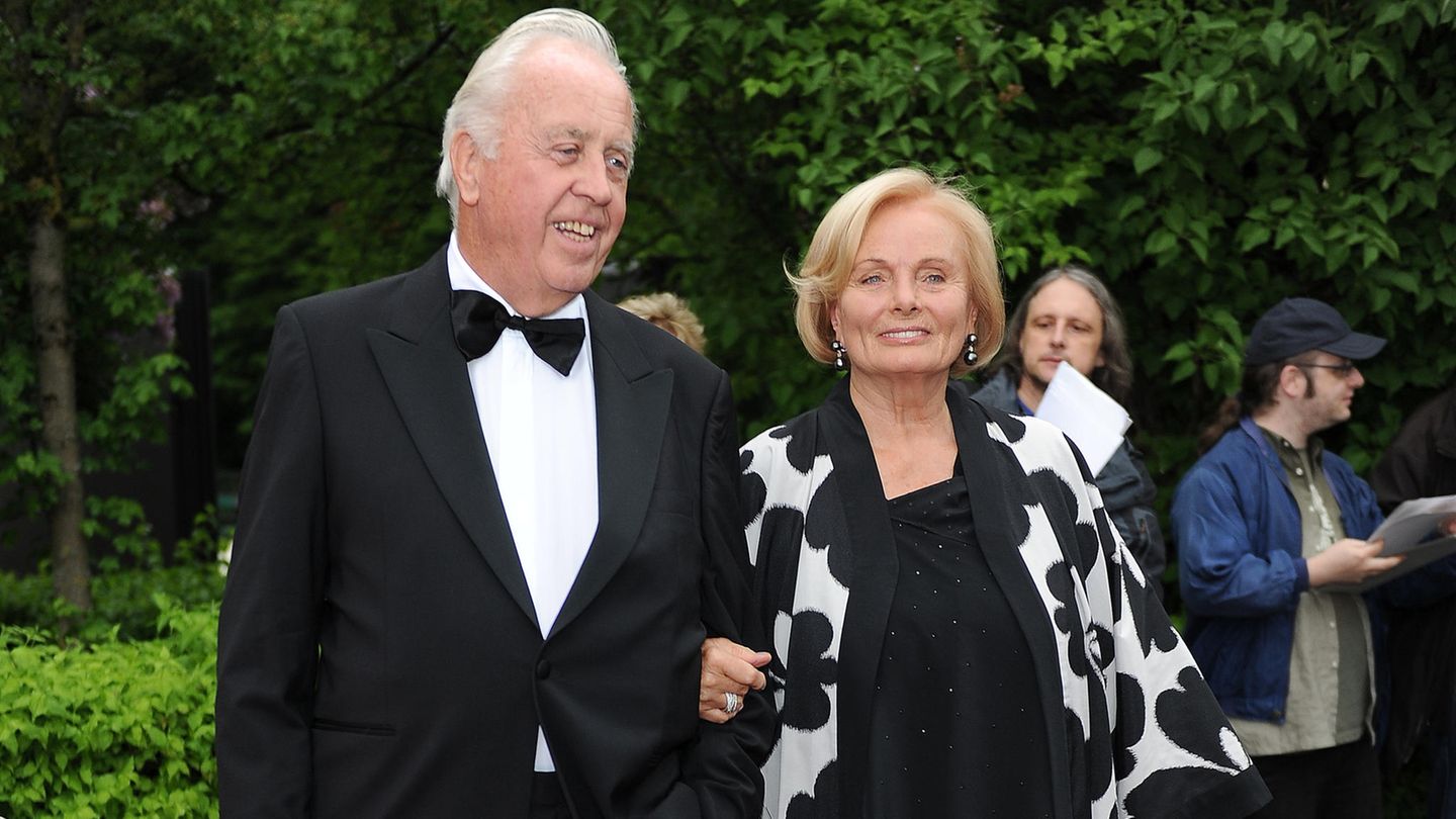 Große Liebe: Mit dem dem Fernsehproduzenten Wolfgang Rademann war Ruth Maria Kubitschek vierzig Jahre lang bis zu dessen Tod im Jahr 2016 liiert