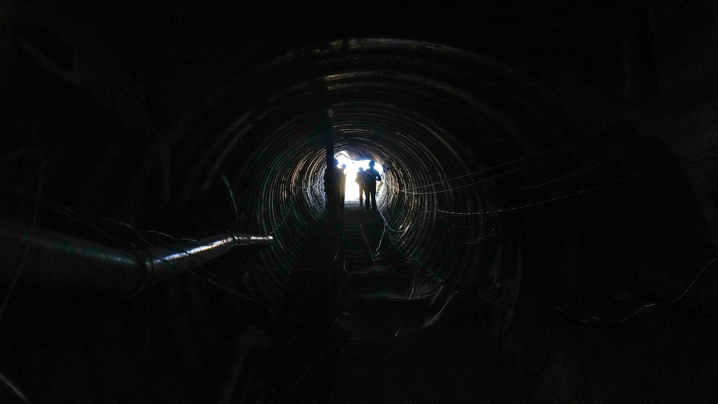 Gaza-Tunnel Licht