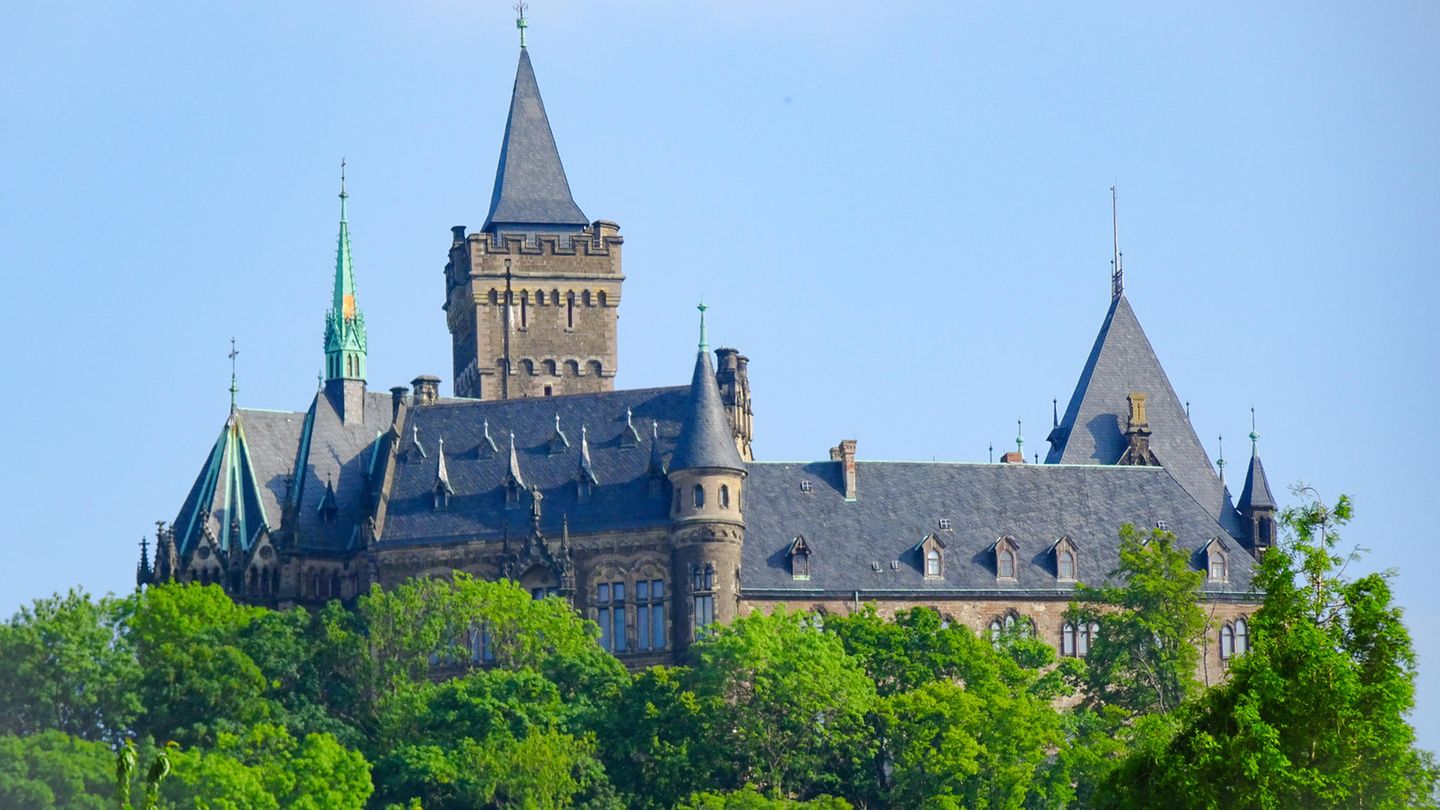 Schneeweißchen und Rosenrot Die Verfilmung des Märchenklassikers Schneeweißchen und Rosenrot aus dem Jahr von 1979 spielt an gleich mehreren Orten in Europa. Das Abenteuer der beiden Schwestern endet mit einer großen Hochzeit im Schloss des Prinzen – genauer gesagt im Schloss Wernigerode in Sachsen-Anhalt. Das Schloss befindet sich im Nationalpark Harz und kann im Rahmen einer Führung besucht werden.