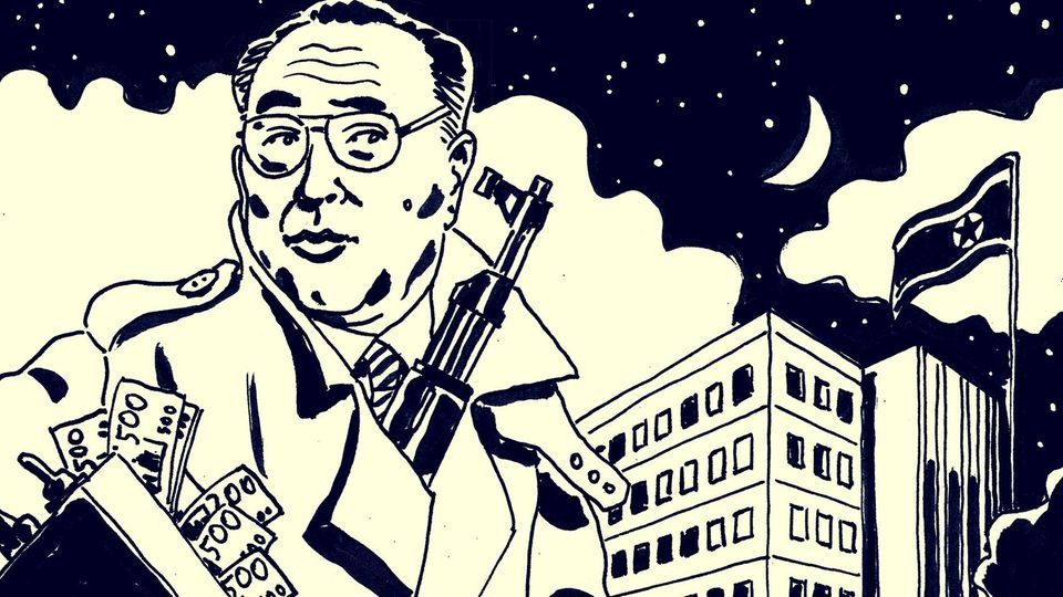 Nordkorea-Botschaft in Berlin: Illustration mit Pak Hyon-bo