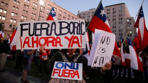 Chile: Demonstranten feiern das Referendum