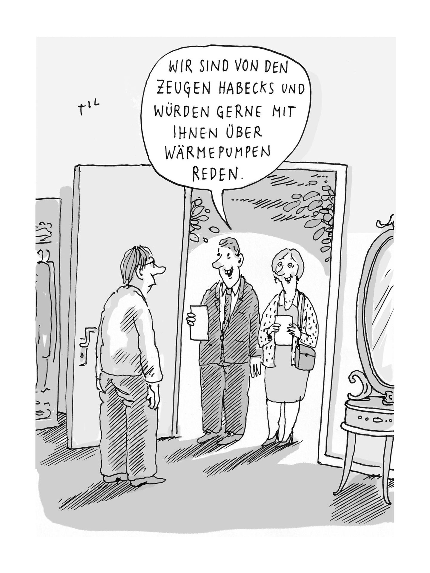 Jahresrückblick: "Welcher Wein passt zu Weltuntergang?": Til Mette lässt 2023 in 25 Cartoons Revue passieren