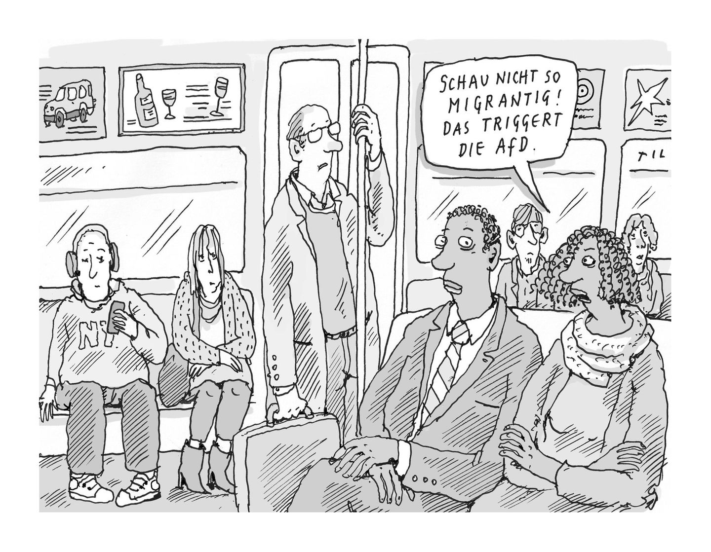 Jahresrückblick: "Welcher Wein passt zu Weltuntergang?": Til Mette lässt 2023 in 25 Cartoons Revue passieren