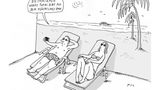 Jahresrückblick: "Welcher Wein passt zu Weltuntergang?": Til Mette lässt 2023 in 25 Cartoons Revue passieren