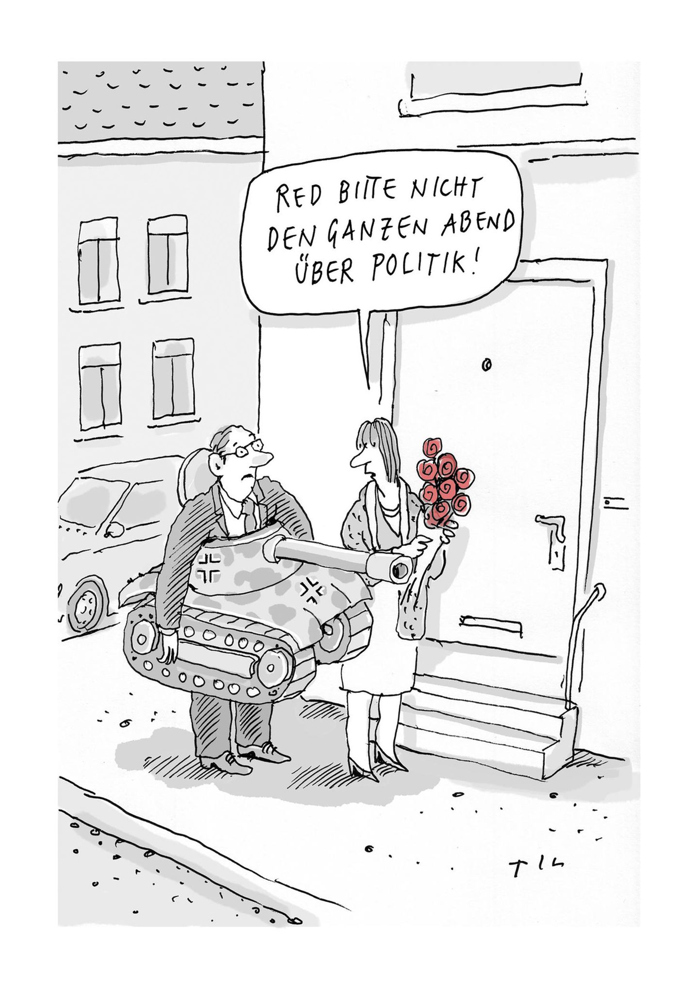 Jahresrückblick: "Welcher Wein passt zu Weltuntergang?": Til Mette lässt 2023 in 25 Cartoons Revue passieren