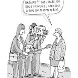 Jahresrückblick: "Welcher Wein passt zu Weltuntergang?": Til Mette lässt 2023 in 25 Cartoons Revue passieren