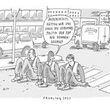 Jahresrückblick: "Welcher Wein passt zu Weltuntergang?": Til Mette lässt 2023 in 25 Cartoons Revue passieren