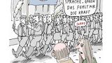 Jahresrückblick: "Welcher Wein passt zu Weltuntergang?": Til Mette lässt 2023 in 25 Cartoons Revue passieren