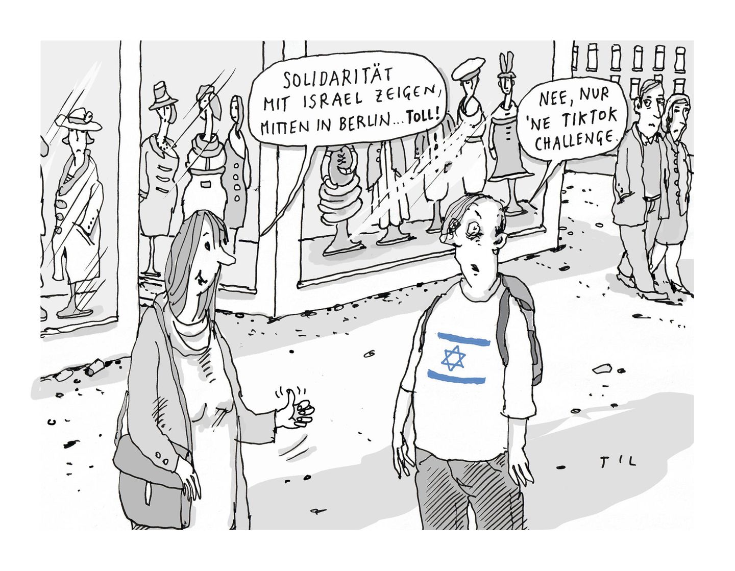 Jahresrückblick: "Welcher Wein passt zu Weltuntergang?": Til Mette lässt 2023 in 25 Cartoons Revue passieren