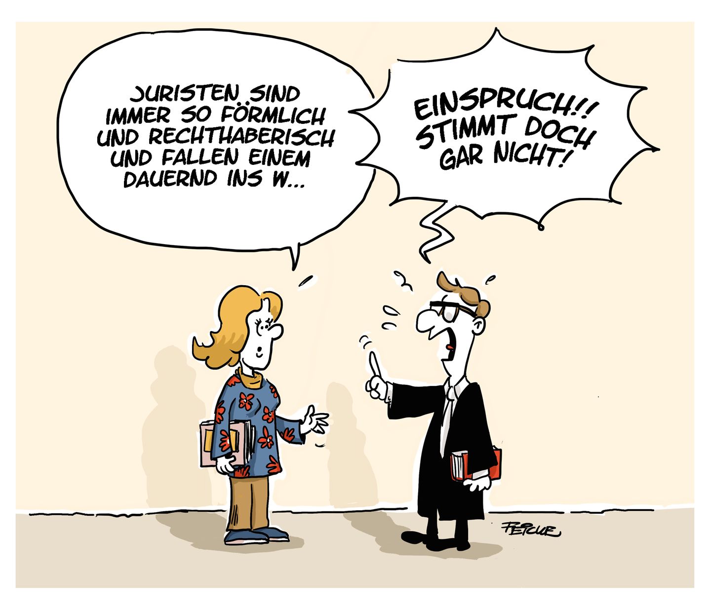 Cartoons aus dem Leben eines Juristen