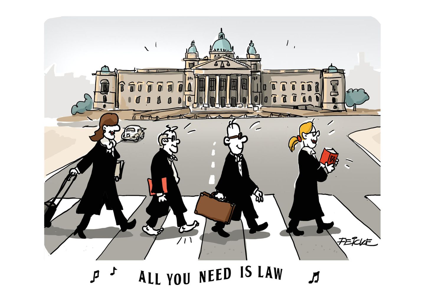 Cartoons aus dem Leben eines Juristen