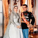 Grace Kelly und Gracia Patricia von Monaco nach der kirchlichen Trauung