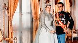 Grace Kelly und Gracia Patricia von Monaco nach der kirchlichen Trauung