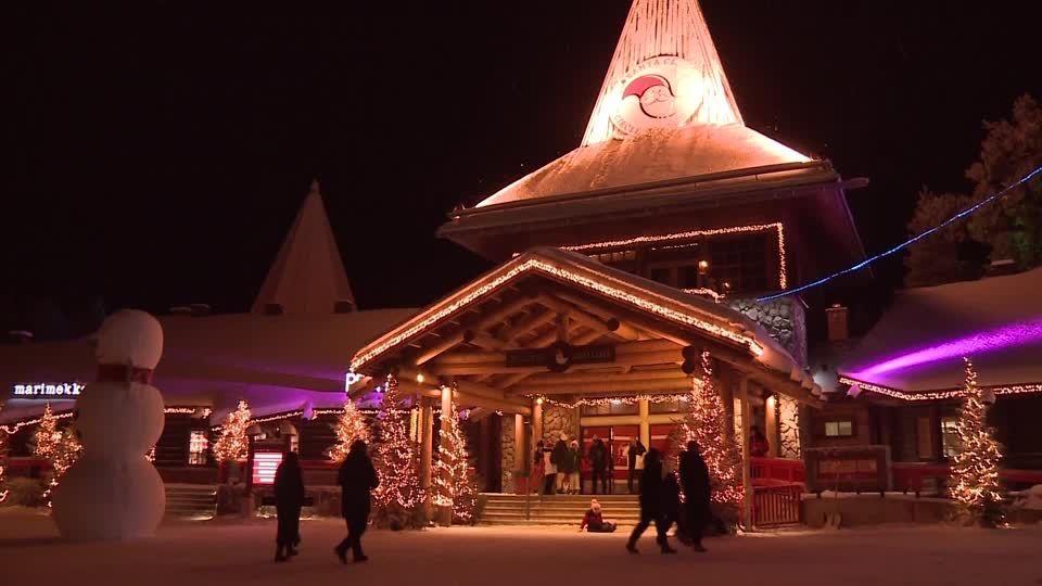 Video: Hier steht das Haus vom Santa Claus