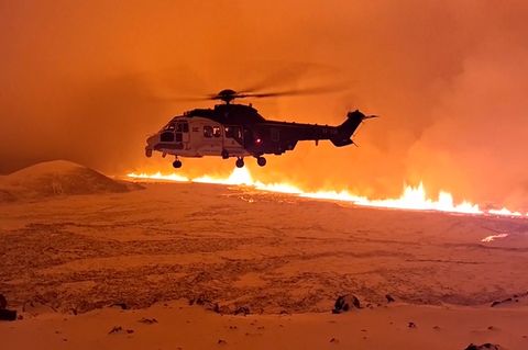Vulkan auf Island bricht aus – Lavamassen quellen aus riesiger Erdspalte