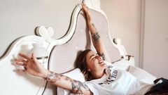 Person sleeping soundly