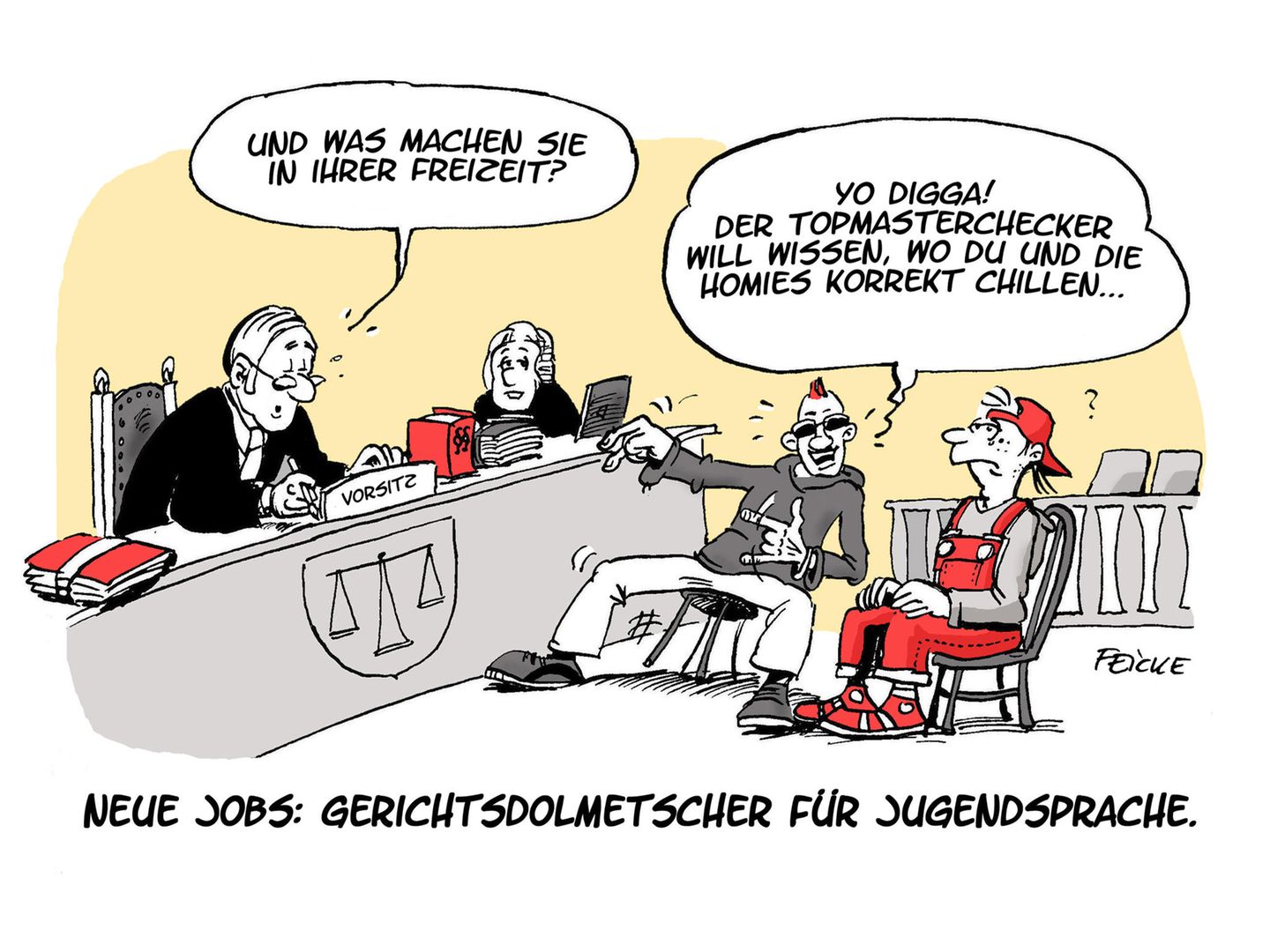 Cartoons aus dem Leben eines Juristen