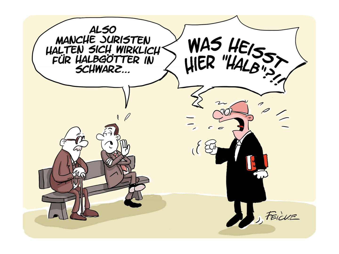 Cartoons aus dem Leben eines Juristen