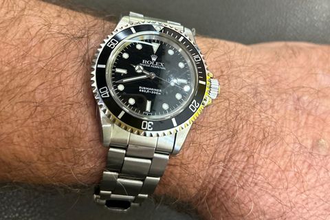 Rolex am Arm