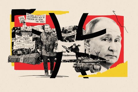 Illu mit Pistorius, Panzer und Putin