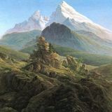 Caspar David Friedrich-Gemälde "Der Watzmann" (1824/25)