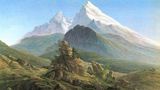Caspar David Friedrich-Gemälde "Der Watzmann" (1824/25)