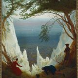 Caspar David Friedrich-Gemälde "Kreidefelsen auf Rügen" (1818)