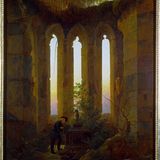 Caspar David Friedrich-Gemälde "Huttens Grab" (1823)