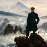 Caspar David Friedrich-Gemälde "Der Wanderer über dem Nebelmeer" (1818)