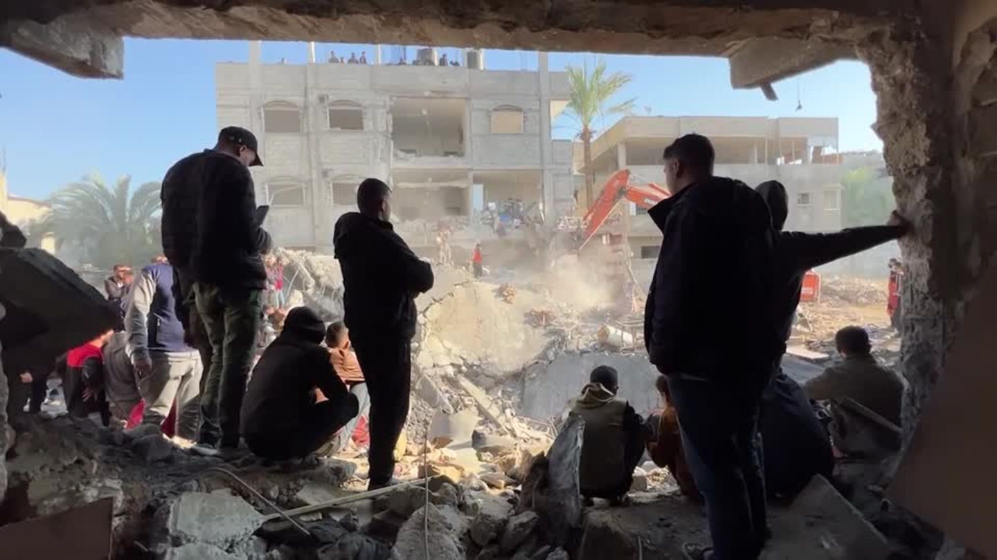Video: Gazastreifen: Palästinenser melden mindestens 20 Tote bei Angriffen auf Rafah