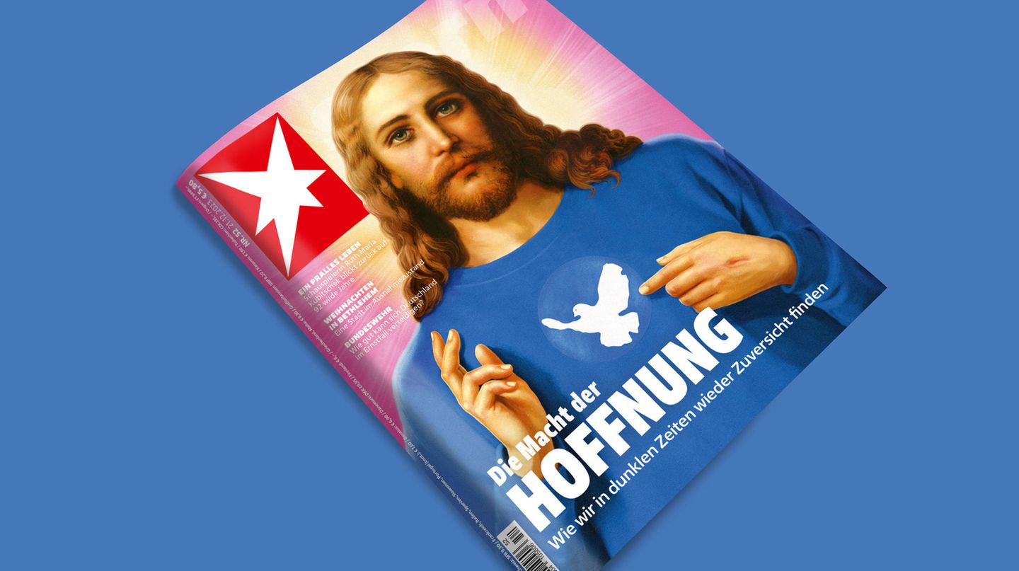 Das aktuelle Stern Cover mit einer Illustration von Jesus