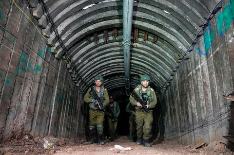 Israelisches Militär in Hamas-Tunnel