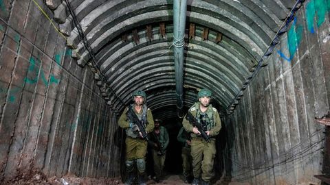 Israelisches Militär in Hamas-Tunnel