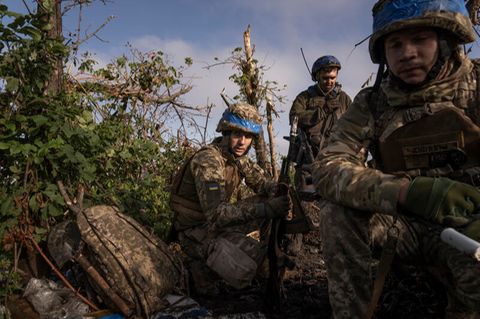 Ukrainische Soldaten