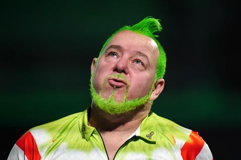 Peter Wright, genannt Snakebite, ist bei der Darts WM 2024 schon ausgeschieden