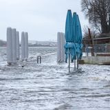 Strand in Övelgönne, Hamburg
