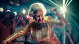 KI-generiertes Bild von der tanzenden Queen