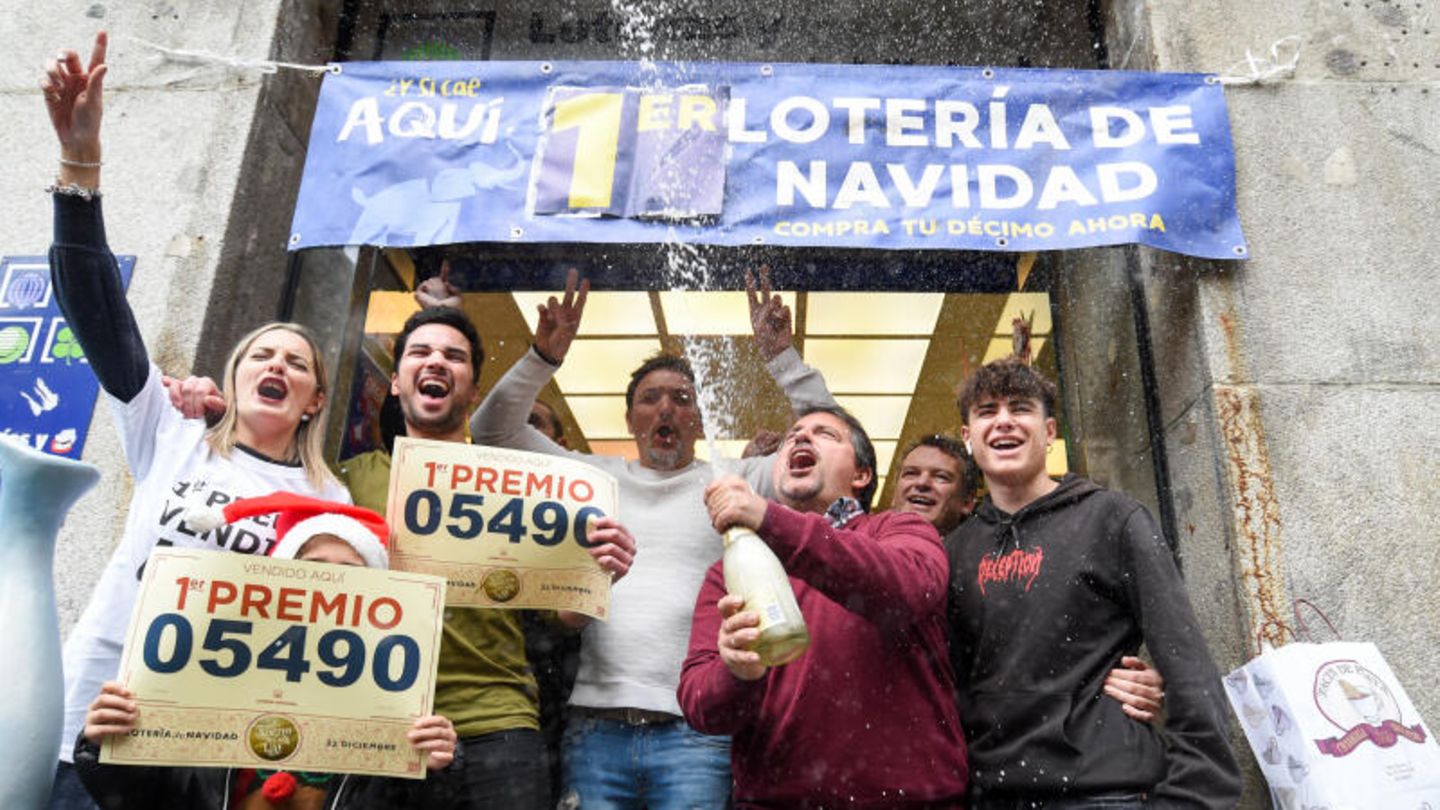 Sieger der Weihnachtslotterie "El Gordo"