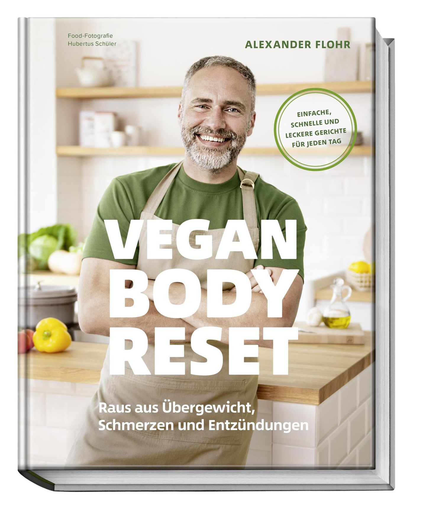 "Vegan Body Reset: Raus aus Übergewicht, Schmerzen und Entzündungen" von Alexander Flohr ist im Becker Joest Volk Verlag erschienen,  192 Seiten, 28 Euro. Das Buch gibt es bei Amazon, Thalia und buecher.de.