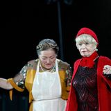 Hier sieht man die Schauspielerin bei einem ihrer letzten Bühnenauftritte. 2019 wirkte sie bei den Bad Hersfelder Festspielen in einer Inszenierung von Kafkas "Der Prozess" als Fräulein Montag mit.      