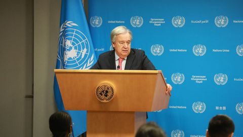UN-Generalsekretär Antonio Guterres ist skeptisch hinsichtlich der geplanten Resolution