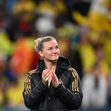 DFB-Stürmerin Alexandra Popp nach dem Spiel Deutschland gegen Kolumbien